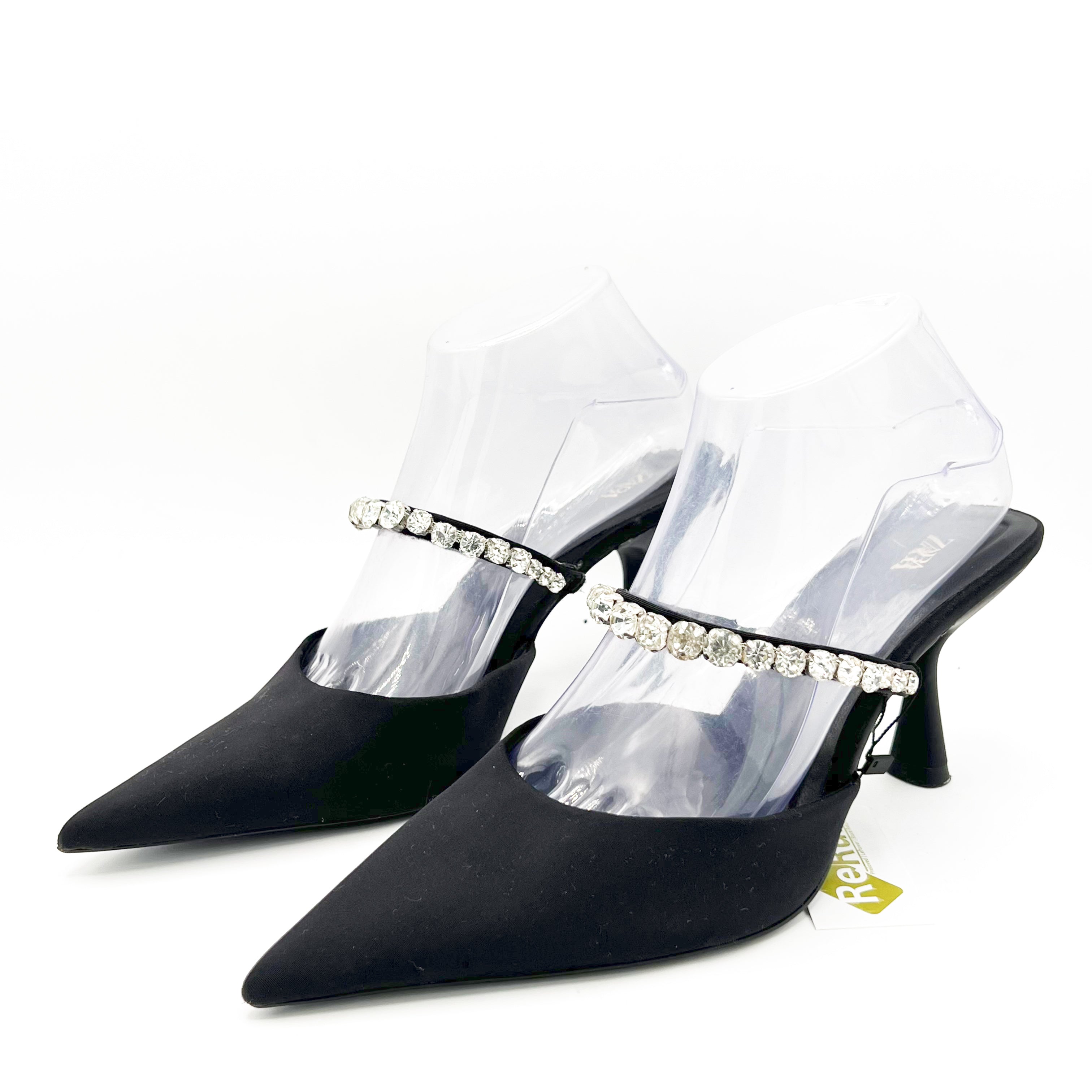 Zara Toe Mule Spool Heel