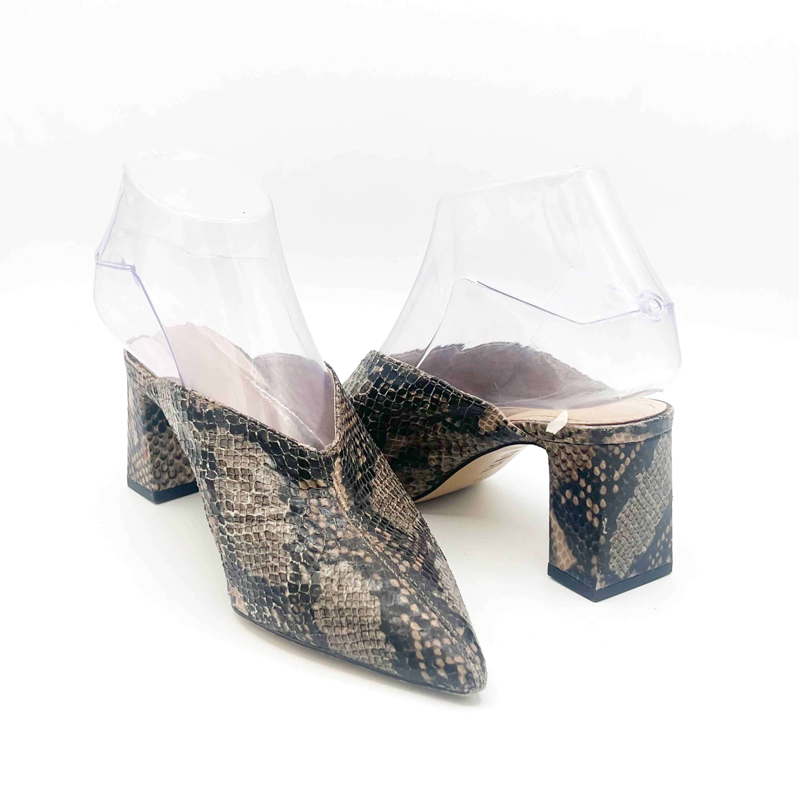 Zara high heel mules